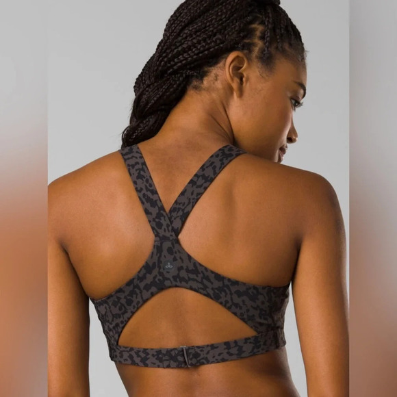 NWT Prana Chakara Support Bra Dark Wild Iron Size S - Picture 3 of 6